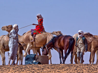 Tchad, nomadi al pozzo